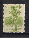 Stamps Spain -  Edifil  435  Pro Exposición de Sevilla y Barcelona.  