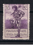Stamps Spain -  Edifil  439  Pro Exposición de Sevilla y Barcelona.  