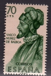 Stamps Spain -  VASCO NUÑEZ DE BALBOA