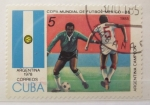 Stamps Cuba -  Campeonato Mundial México 86