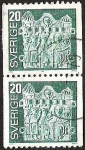 Stamps : Europe : Sweden :  ESCULTURAS