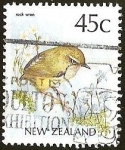 Stamps New Zealand -  ROCK WREN