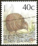 Stamps New Zealand -  BROWN KIWI