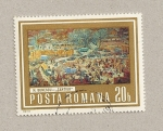 Stamps Romania -  Cuadro de M. Bunescu