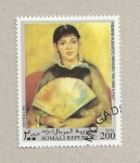 Stamps Africa - Somalia -  Joven con abanico