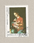 Stamps Guinea Bissau -  Virgen con niño