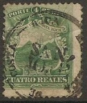 Stamps Costa Rica -  Cuatro Reales SC # 3