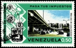 Stamps : America : Venezuela :  CAMPAÑA "PAGA TUS IMPUESTOS, MÁS VÍAS DE COMUNICACIÓN"