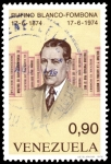 Stamps Venezuela -  CENTENARIO DEL NACIMIENTO DEL ESCRITOR RUFINO BLANCO FOMBONA
