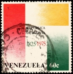 Stamps Venezuela -  BANDERA DE BOLIVIA. SESQUICENTENARIO DE SU INDEPENDENCIA