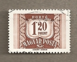 Stamps : Europe : Hungary :  Valor Porto