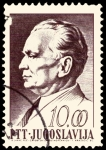 Stamps : Europe : Yugoslavia :  75 ANIVERSARIO DEL PRESIDENTE TITO