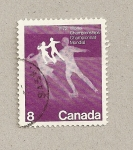 Stamps Canada -  Campeonato mundial de patinaje
