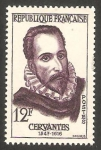 Stamps : Europe : France :  1134 - Miguel Cervantes de Saavedra