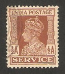 Sellos de Asia - India -  106 - george VI