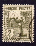 Stamps : Africa : Tunisia :  MUJER CON CANTARO