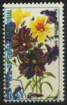 Stamps : Africa : Equatorial_Guinea :  Flores - Salbiglossis sinuata.