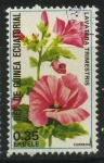 Stamps Equatorial Guinea -  Flores - Lavatera trimestris.