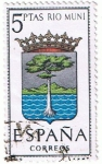 Stamps Spain -  ESCUDO DE RIO MUNI