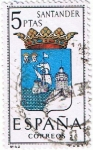 Stamps Europe - Spain -  ESCUDO DE SANTANDER