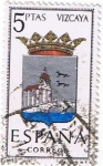 Stamps Spain -  ESCUDO DE VIZCAYA