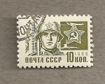 Stamps Russia -  Soldado