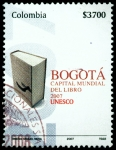 Stamps Colombia -  BOGOTÁ CAPITAL MUNDIAL DEL LIBRO