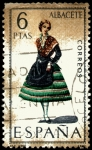 Stamps : Europe : Spain :  TRAJES REGIONALES - ALBACETE