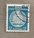Stamps Germany -  Emblema de DDR