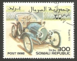 Stamps Somalia -  automóvil bugatti de 1913
