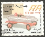 Stamps Somalia -  automóvil la jamais contente de 1899