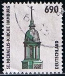 Stamps Germany -  St. michaelis-Kirche Hamburg
