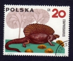 Stamps Poland -  EDAPHOSAURUS