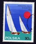 Stamps Poland -  MISTRZOSTWA SWIATA W KLASIE FINN