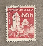 Stamps Czechoslovakia -  Castillo de Karlstein