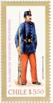 Stamps Chile -  Soldado de Infanteria