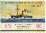 Sellos de America - Chile -  Bicentenario del Nacimiento de Lord  Cochrane