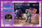 Stamps : America : Nicaragua :  Apollo 11 