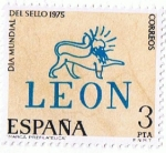 Stamps Spain -  DIA DEL SELLO 1975