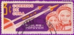 Sellos de America - Cuba -  Vostok III y IV