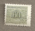 Stamps Czechoslovakia -  cifras