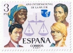 Stamps Spain -  AÑO INTERNACIONAL DELA MUJER