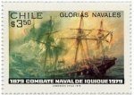 Sellos de America - Chile -  Glorias Navales 