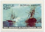 Stamps : America : Chile :  Glorias Navales 