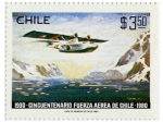 Stamps Chile -  50 Aniversario Fuerza Aérea Chile
