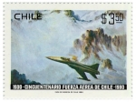 Stamps Chile -  50 Aniversario Fuerza Aérea Chile