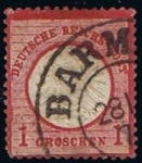 Stamps Germany -  Scott  4  Imperial Eagle