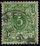 Stamps Germany -  Scott  47  Cifras