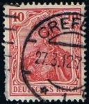 Stamps Germany -  Scott  68  Germania