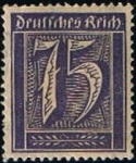 Stamps Germany -  Scott  170  Cifras